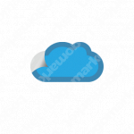 雲とクラウドサービスと提供のロゴ