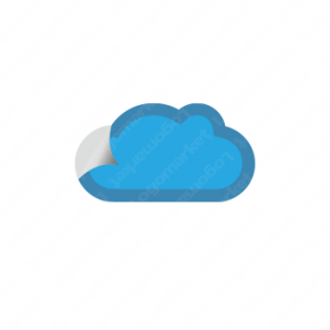ロゴ作成デザインです Rad Flag Gallerycloud雲をイメージしたロゴマークです