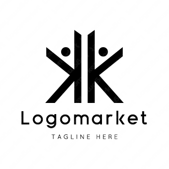 Kと人と幸福のロゴ