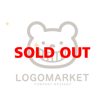 クマと輝きとキャラクターのロゴ