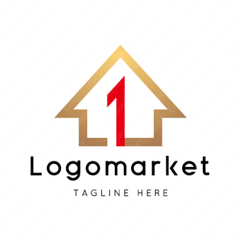 家と1とナンバーワンのロゴ