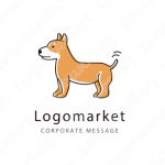dogとイヌと動物のロゴ