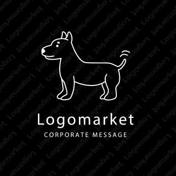 dogとイヌと動物のロゴ
