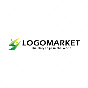 協力と共にと上昇のロゴ