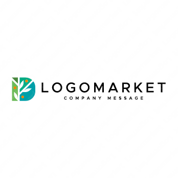 Dと果樹と植物のロゴ