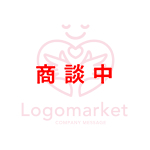 ハートと手と優しいのロゴ