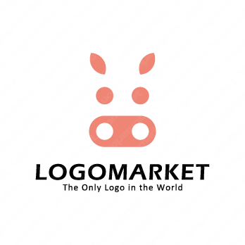 豚とpigとブタのロゴ