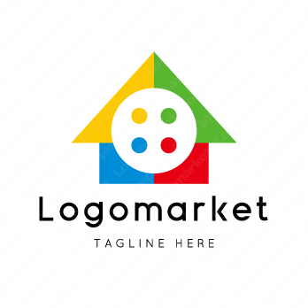 家と人と団結のロゴ