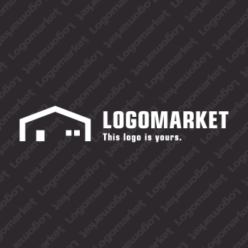 家と工場とイベントのロゴ