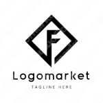 Fとfと菱形のロゴ
