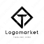 Tとtと菱形のロゴ