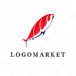 寿司と魚のロゴ