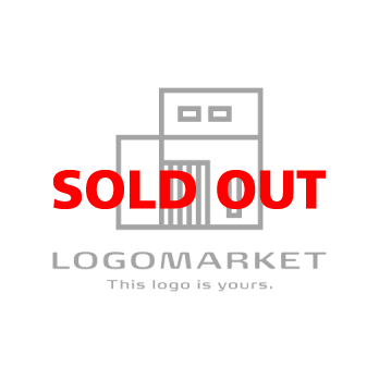 家と建物とシンプルのロゴ