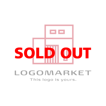 家と建物とシンプルのロゴ