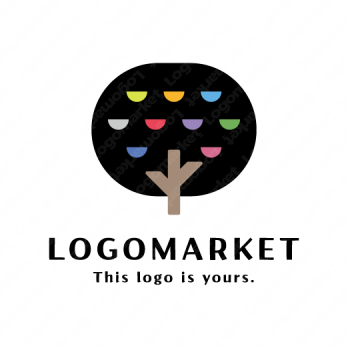木と自然と絵本のロゴ