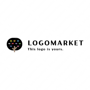 木と自然と絵本のロゴ