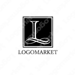 エンブレムロゴとシンプルと「L」のロゴ