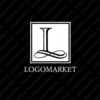エンブレムロゴとシンプルと「L」のロゴ