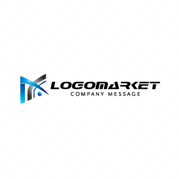 Mと 先進的とFのロゴ
