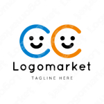 Cと人と笑顔のロゴ