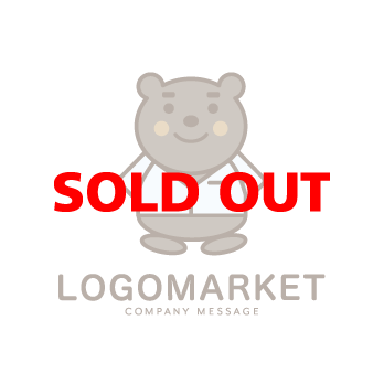 くまとキャラクターと先生のロゴ