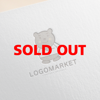 くまとキャラクターと先生のロゴ