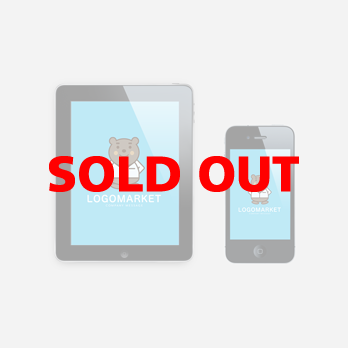 くまとキャラクターと先生のロゴ