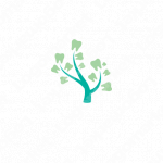 歯と木と発展のロゴ