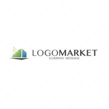 解体と建物と明るいのロゴ
