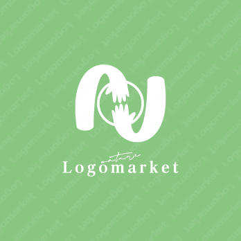 Nと手を繋ぐとネットワークのロゴ