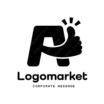 安心感と信頼と前向きのロゴ
