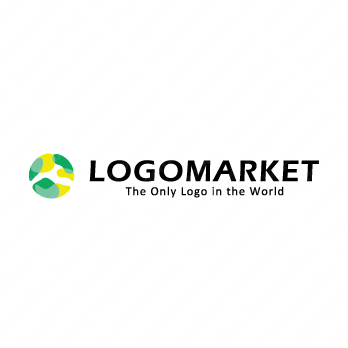 液体と球体と混ざるのロゴ