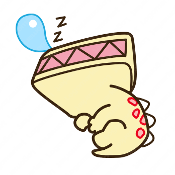 ケーキと恐竜とドラゴンのロゴ