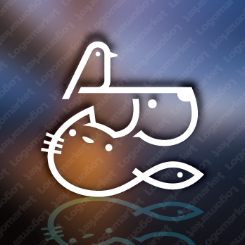 Aとaと虹のロゴ