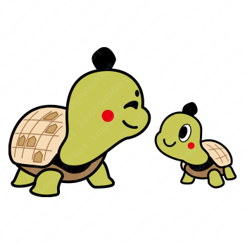 カメと将棋と棋士のロゴ