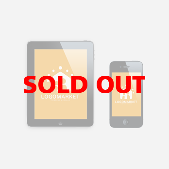 家と信頼と太陽のロゴ