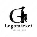 Gと人と女性のロゴ