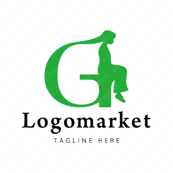Gと人と女性のロゴ