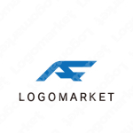  AとFのロゴ