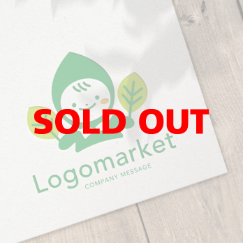 エコロジーとキャラクターと親しみやすいのロゴ