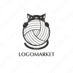 猫と毬とまりのロゴ