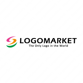 花と風と渦のロゴ