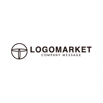 Tとクールと円のロゴ