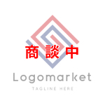 Gとgと菱形のロゴ