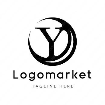 Yとyと月のロゴ
