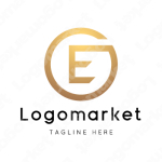 Eとeと正円のロゴ