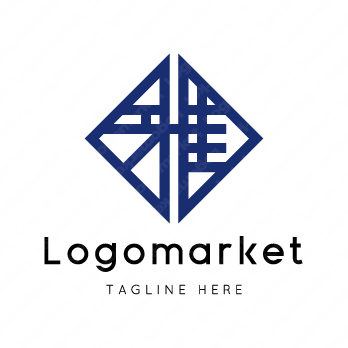 雅と家紋と文字紋のロゴ