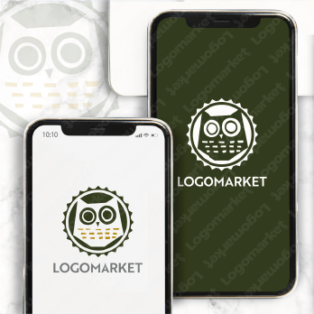 知恵とミミズクと繋がりのロゴ