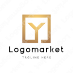 Yとyと正方形のロゴ