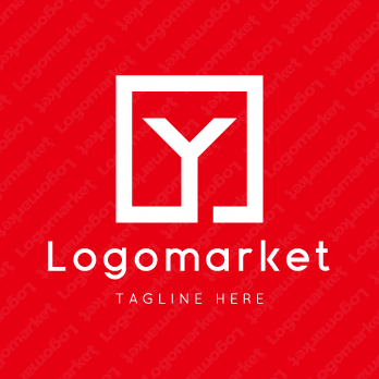 Yとyと正方形のロゴ